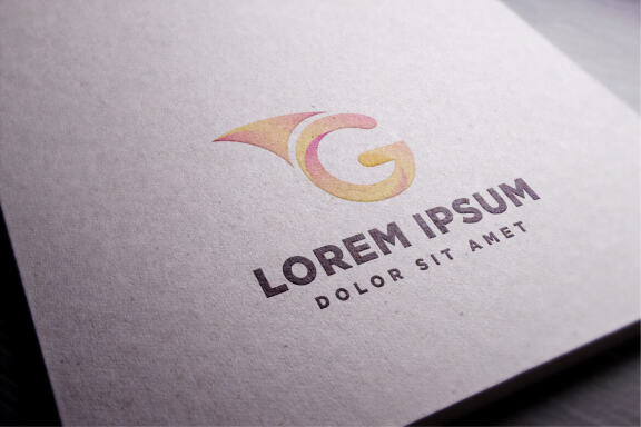 Letter initial G logo design vector  template