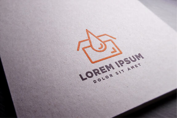 Oil garage monoline icon logo design template 