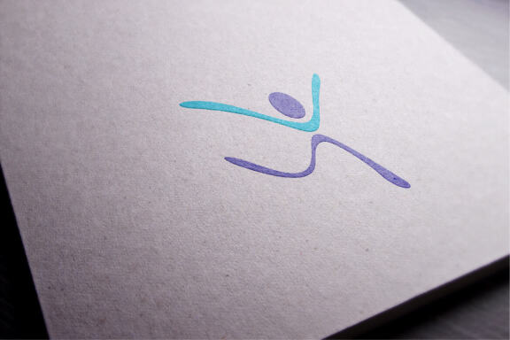 Human dance icon design logo template vector