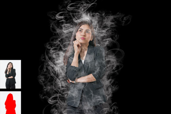 Real Smoke Photoshop Action