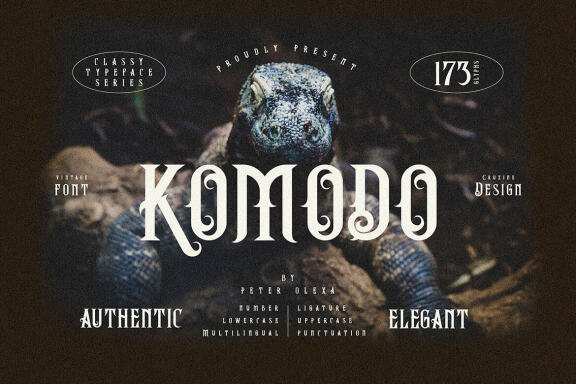 Komodo Decoative Font