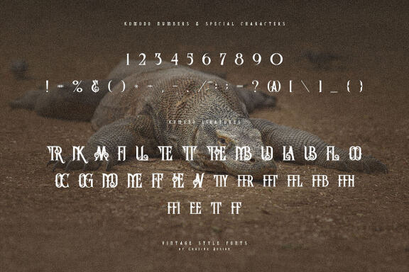 Komodo Decoative Font