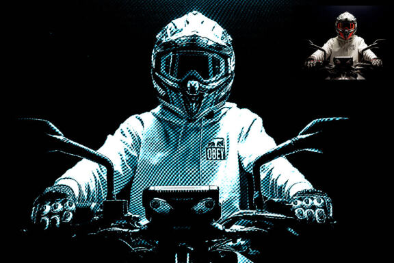 Halftone Strokes Photoshop Action