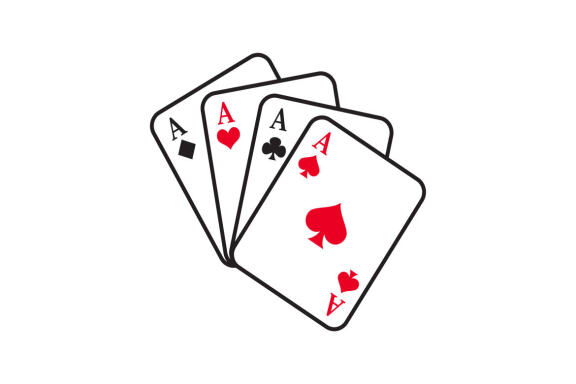 Ace playing card or poker cards icon vector template