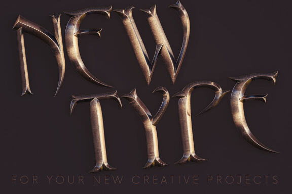 Ancient Metal - 3D Lettering