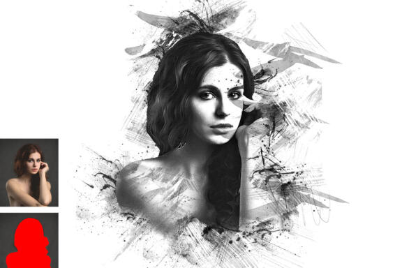 Ink Pen Sketch Photoshop Action