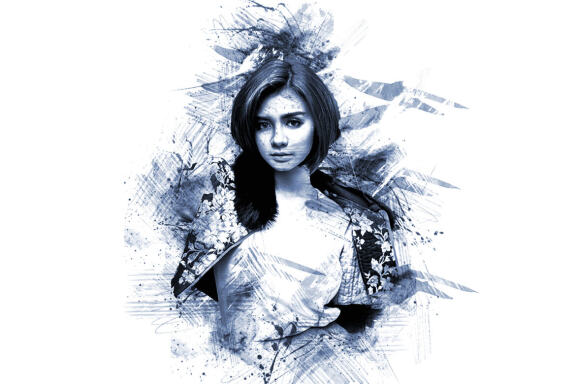 Ink Pen Sketch Photoshop Action