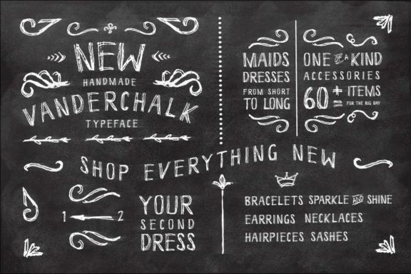 Vanderchalk typeface