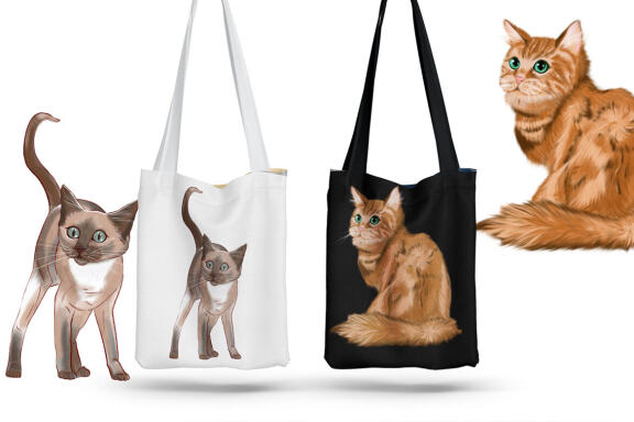 Dog and cat clipart set, Animal png