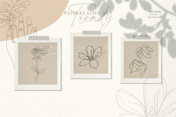 Line art collection