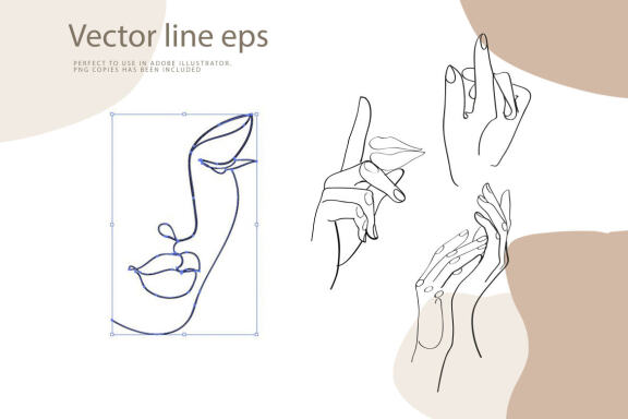Line art collection