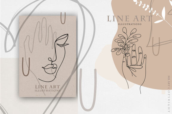 Line art collection