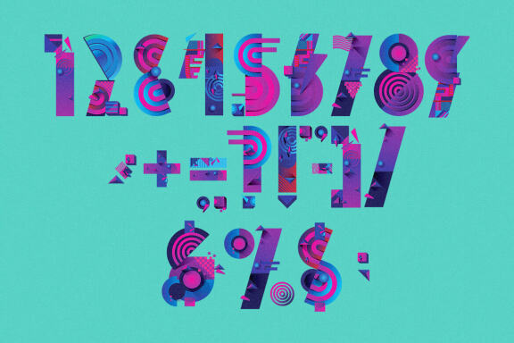 Colorful & Geometric Alphabet