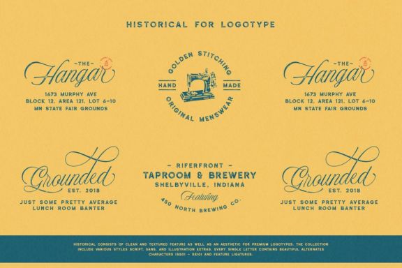 Historical - Handdrawn Font