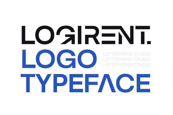 Logirent - Logo Typeface