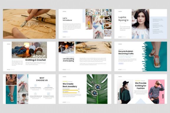 Creator-Art Craft PowerPoint Template