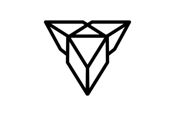 Diamond stone jewelry logo design template vector