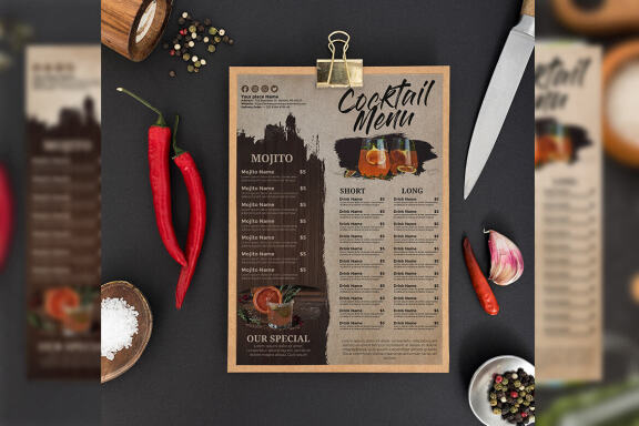 Cocktails Menu