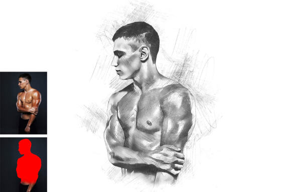 Advanced Drawing Photoshop Action
