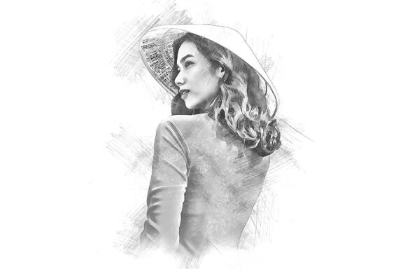 Advanced Drawing Photoshop Action