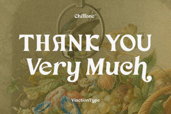 VT Chiffone - Retro Serif