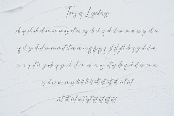 Butter Signature w/ Tons Of Ligatures