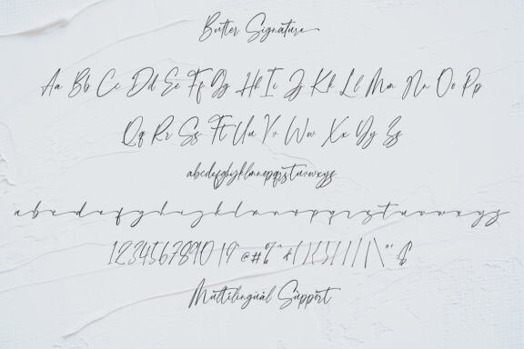 Butter Signature w/ Tons Of Ligatures