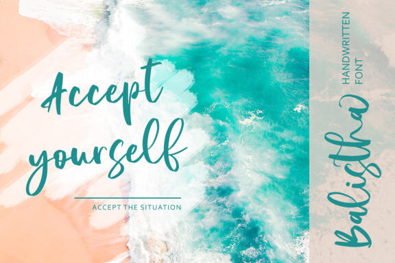 Balistha - Handwritten Brush Script Font