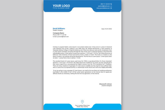 Business Letterhead Design