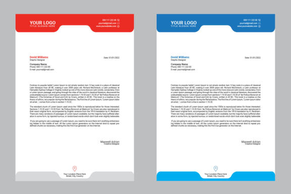 Business Letterhead Design