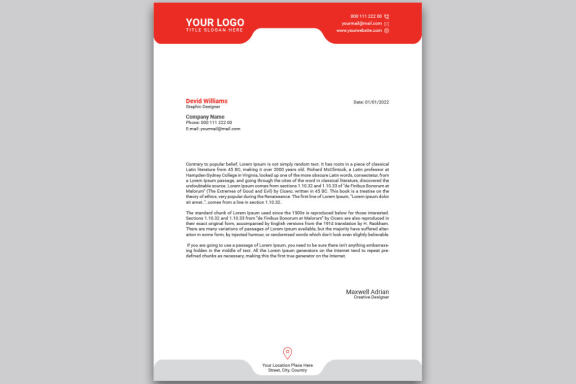Business Letterhead Design