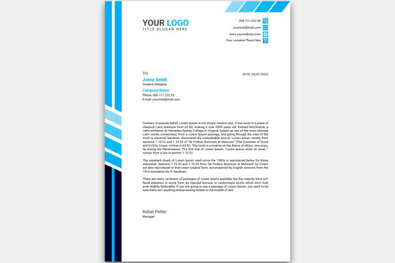 Clean Letterhead Design
