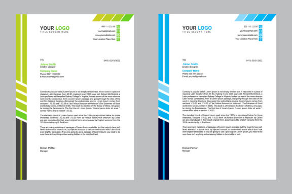 Clean Letterhead Design