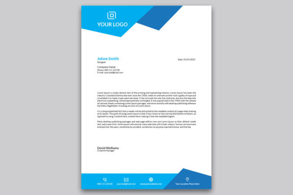 Corporate Business Letterhead