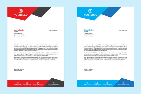 Corporate Business Letterhead