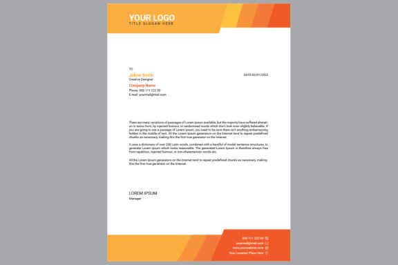Corporate Letterhead