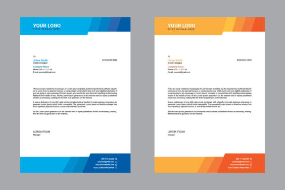 Corporate Letterhead