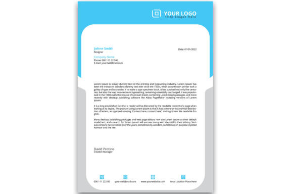 Letterhead Design Template