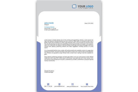 Letterhead Design Template