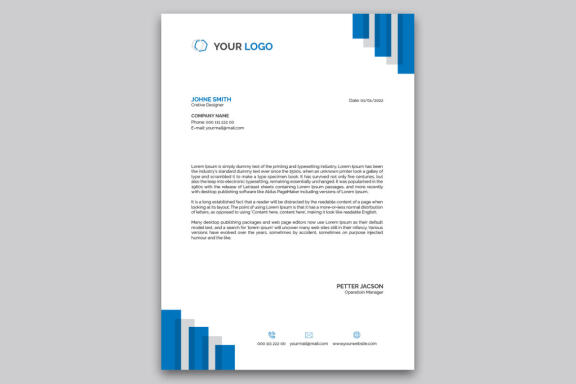 Modern Letterhead Design