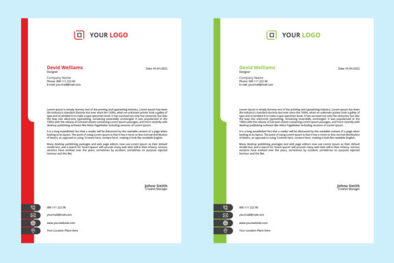 Office Letterhead Design