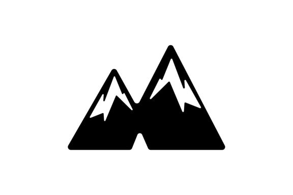 Mountain icon vector template design logo template illustration