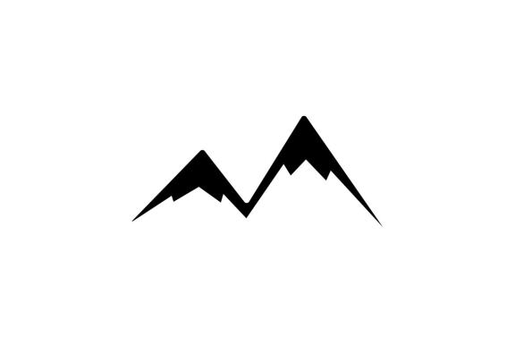 Mountain icon vector template design logo template illustration