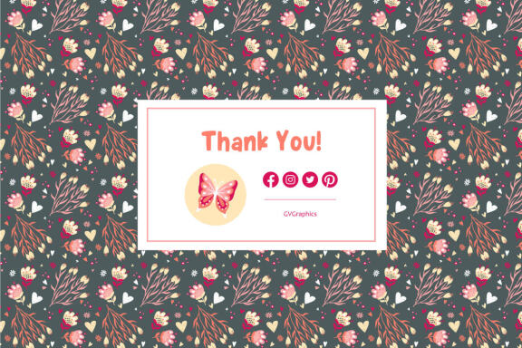 Love Butterflies Vector Patterns