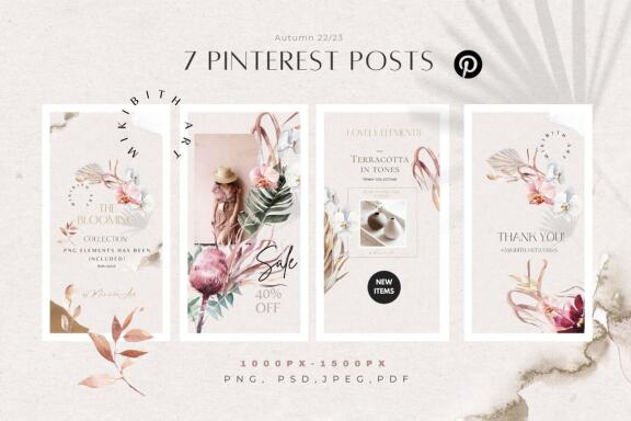 BOHO STYLED TEMPLATES CANVA