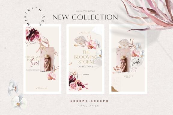 BOHO STYLED TEMPLATES CANVA