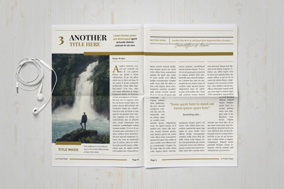 Le Pocket Newspaper