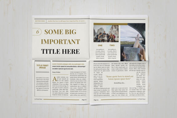 Le Pocket Newspaper