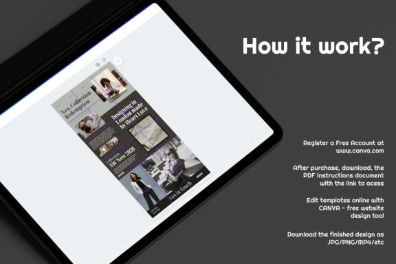 New Shopping Puzzle Instagram | CANVA Template