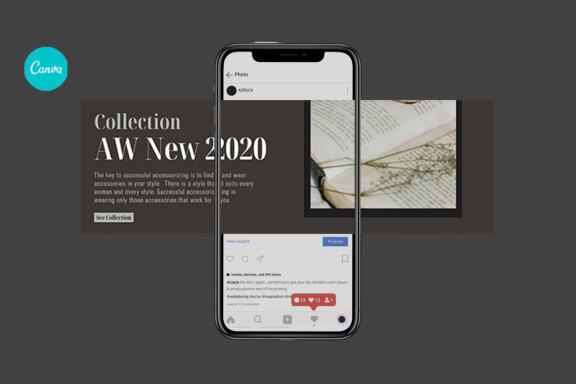 New Shopping Puzzle Instagram | CANVA Template